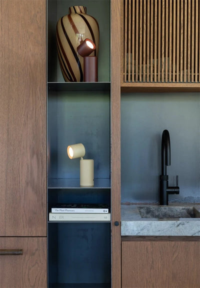 Wandlamp/Tafellamp Milan oplaadbaar, beige by it's about RoMi