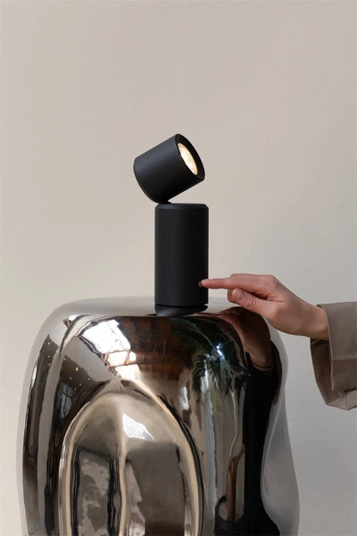 Wandlamp/Tafellamp Milan oplaadbaar, zwart by it's about RoMi