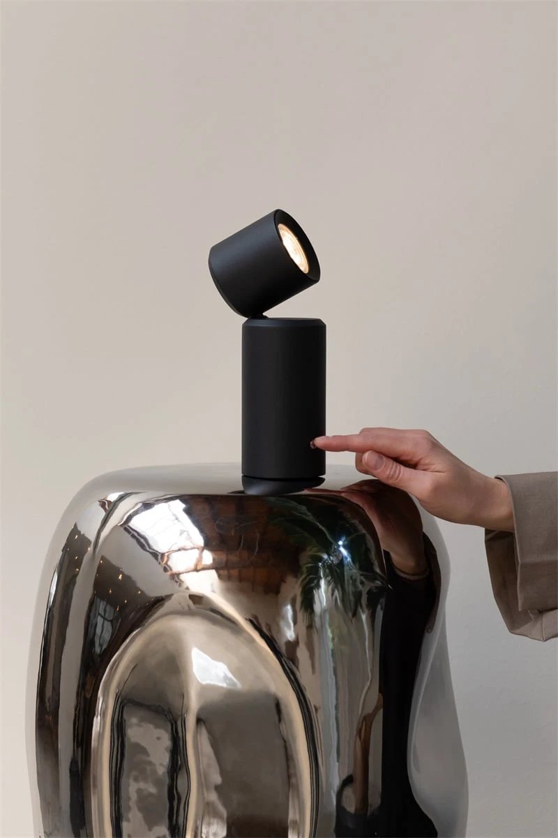 Wandlamp/Tafellamp Milan oplaadbaar, zwart by it's about RoMi