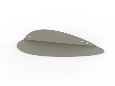 Wandplank EGGX | 2 kleuren by Steelful