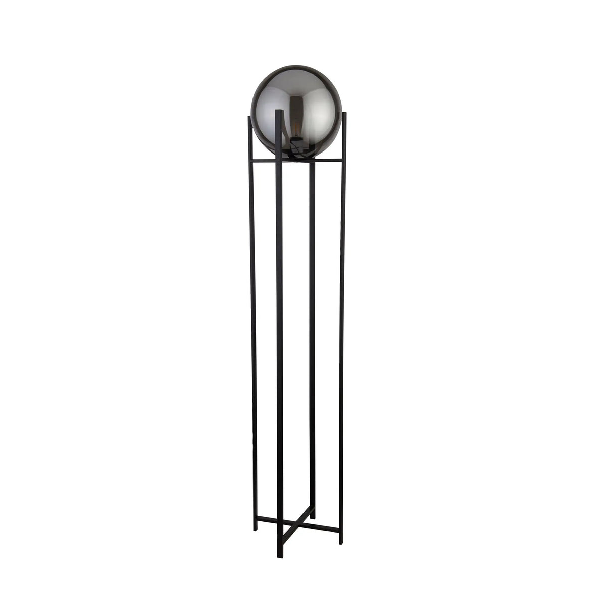 Vloerlamp Amsterdam - Black and Smoke by Searchlight