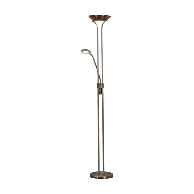 Vloerlamp Square - Antique Brass by Searchlight