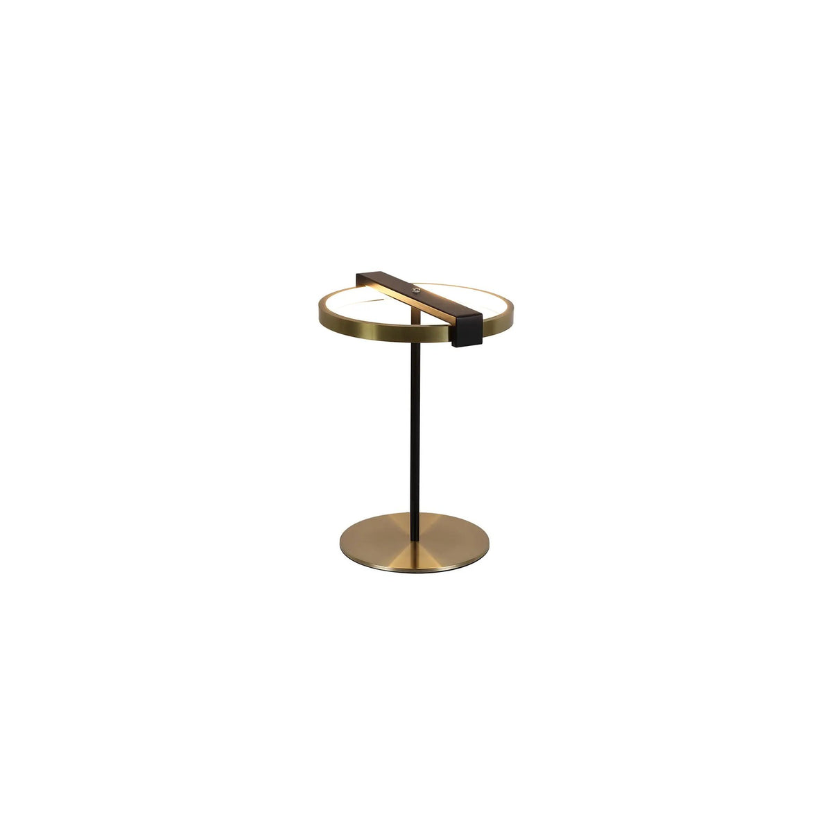 Tafellamp Aerial - Satin Brass and Black by Searchlight