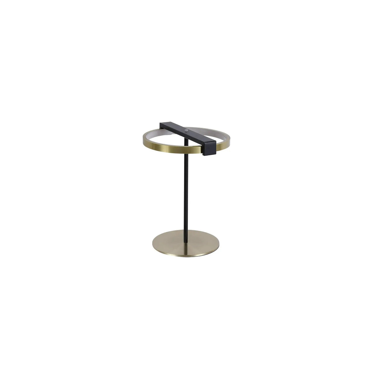 Tafellamp Aerial - Satin Brass and Black by Searchlight