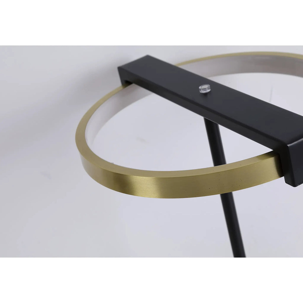 Tafellamp Aerial - Satin Brass and Black by Searchlight
