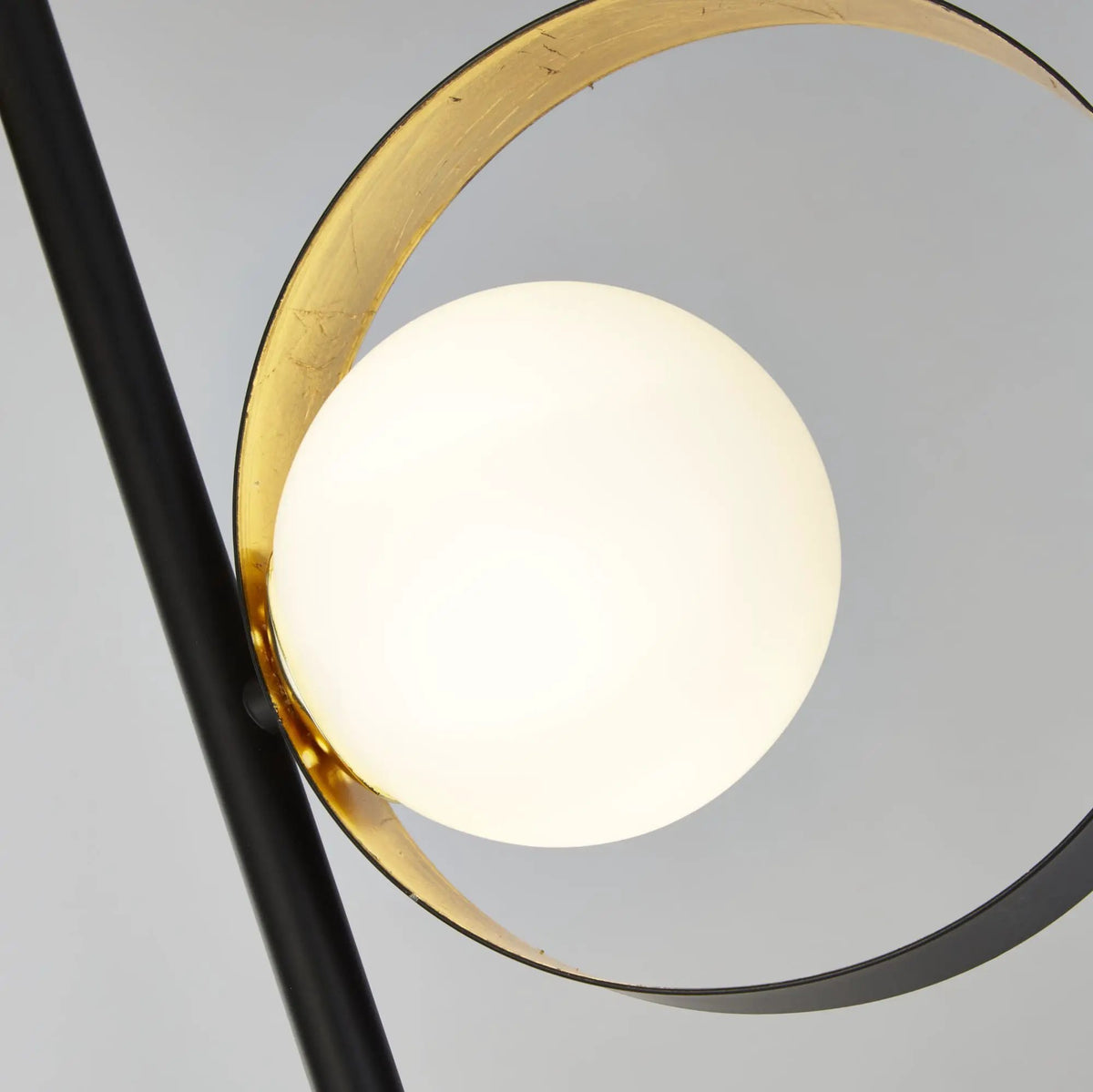 Vloerlamp Elina 3-lichts - Black gold by Searchlight