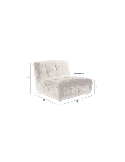 Fauteuil Giada 1-Seater Terra by Dutchbone