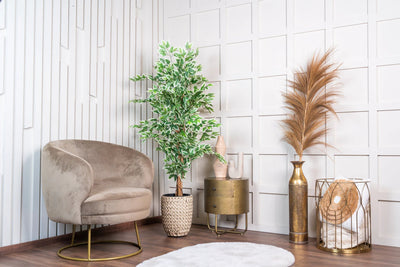 Kunstplant Ficus groen 140cm by NeverLeafs