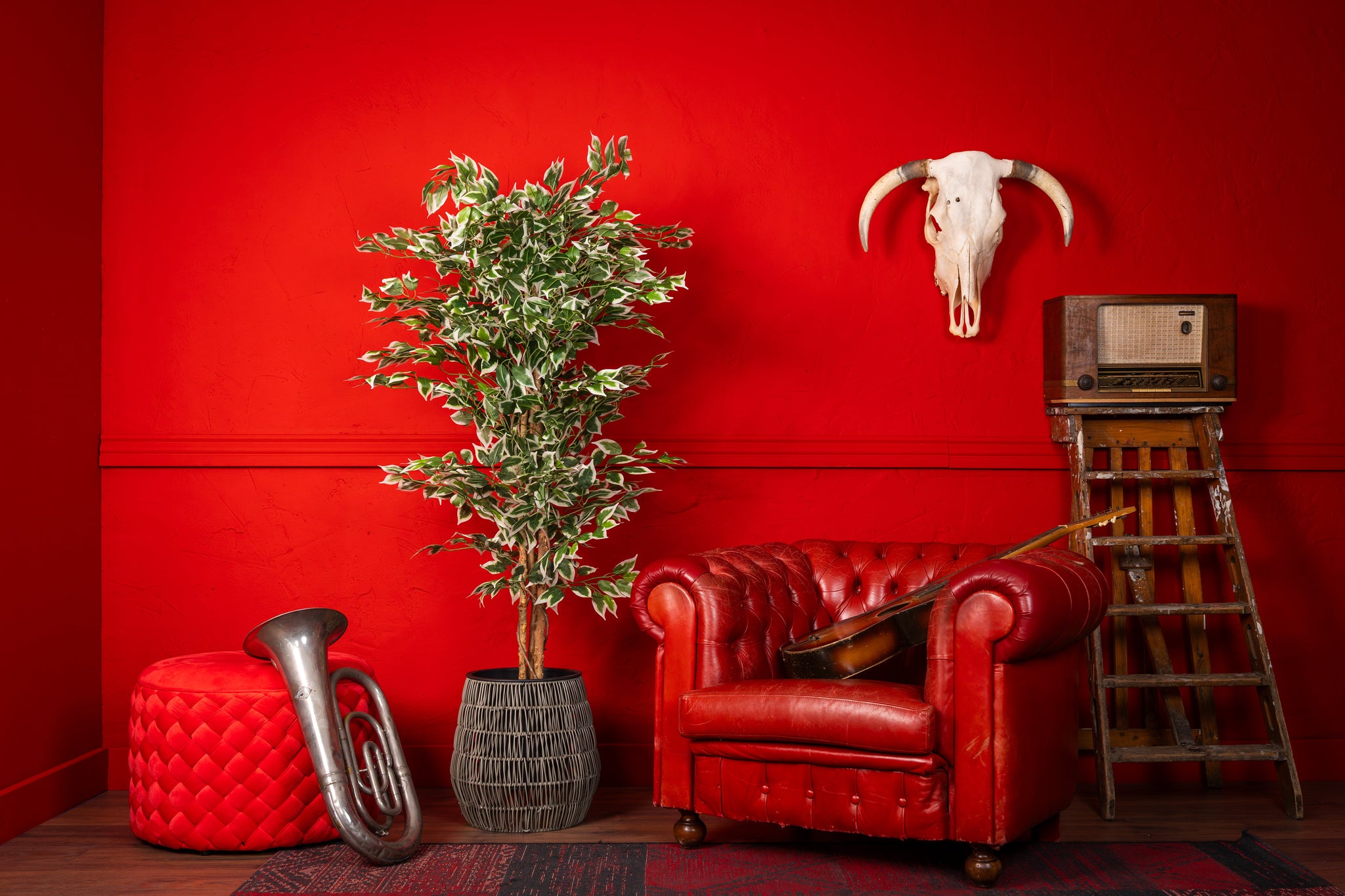 Kunstplant Ficus groen 160cm