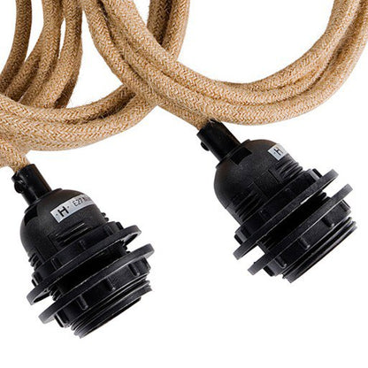 Lampfitting voor hanglamp - Naturel - 3 Fittings