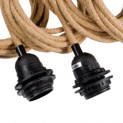 Lampfitting voor hanglamp - Naturel - 5 Fittings by Bazar Bizar Antwerp