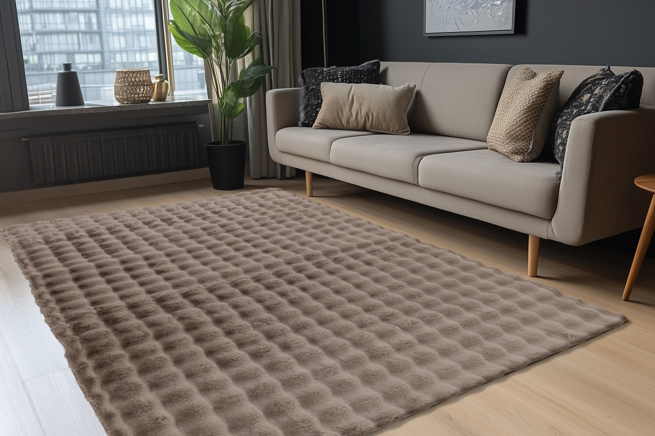 Vloerkleed Harmony Taupe in 4 Maten