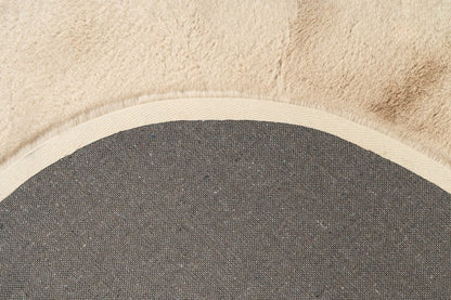 Vloerkleed faux vacht Heaven Organisch Beige