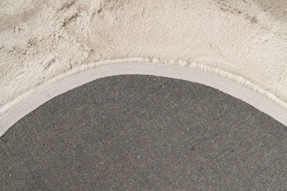 Vloerkleed faux vacht Heaven Organisch Light Taupe