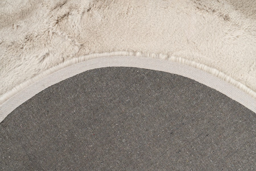 Vloerkleed faux vacht Heaven Organisch Light Taupe