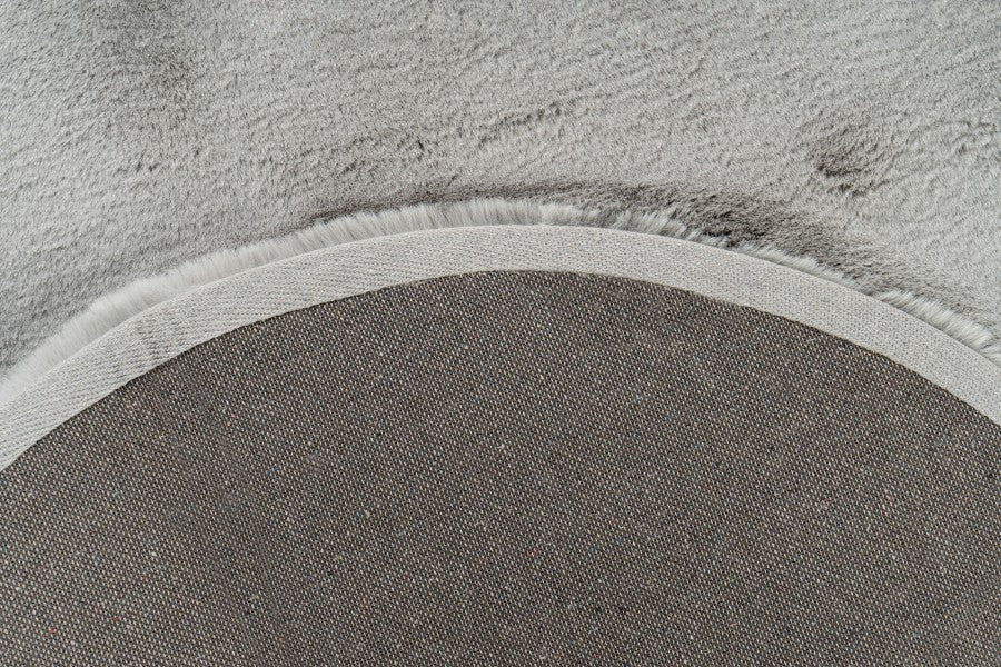 Vloerkleed faux vacht Heaven Organisch Silver