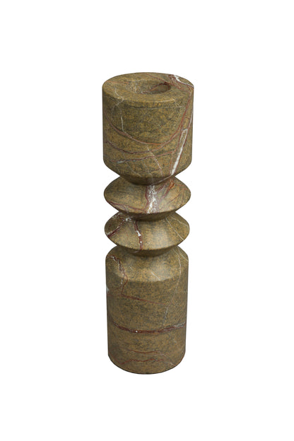 Candle Holder Satpura Brown Marble