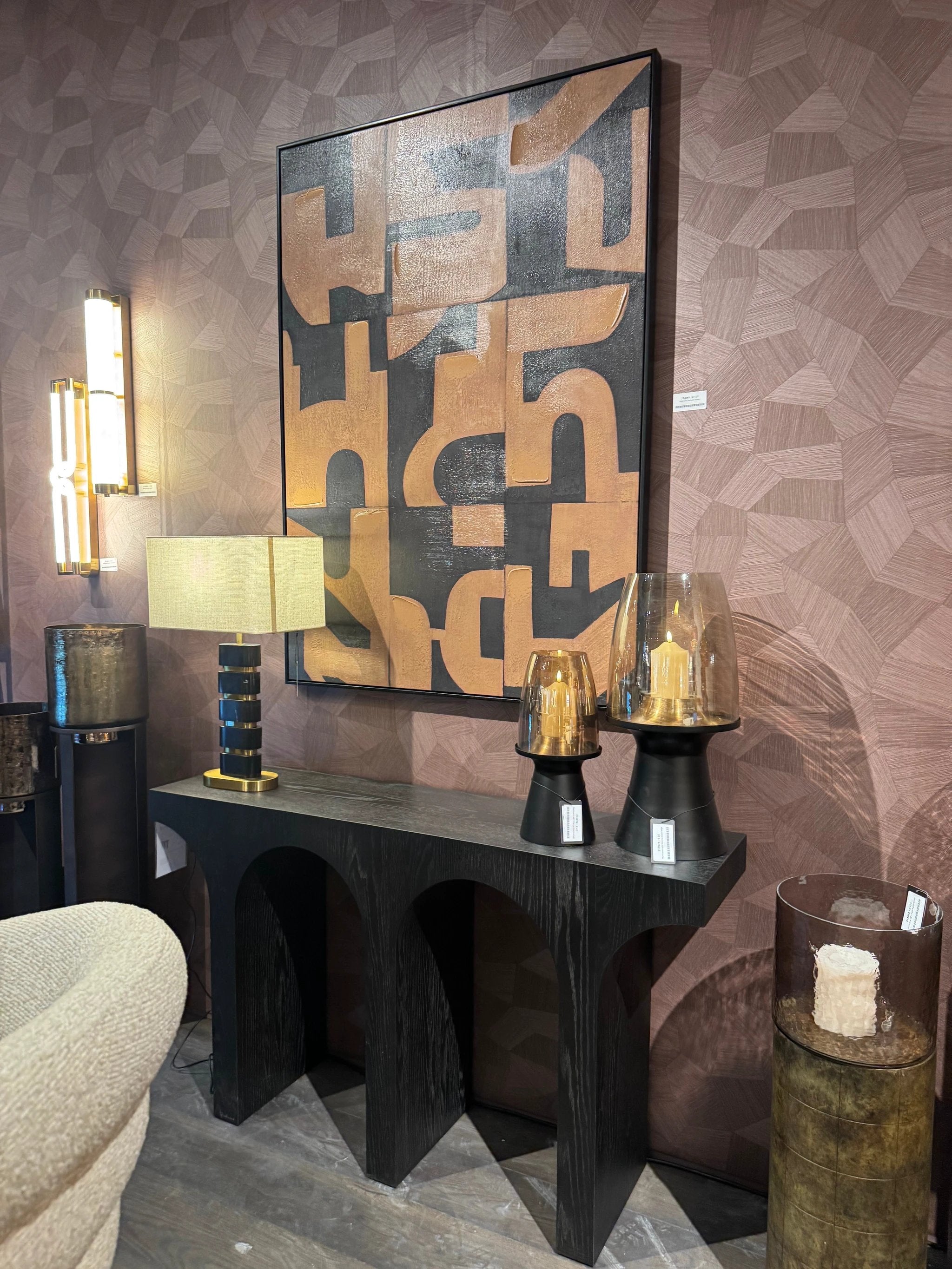 Wandtafel Ashford donkerbruin by Richmond Interiors