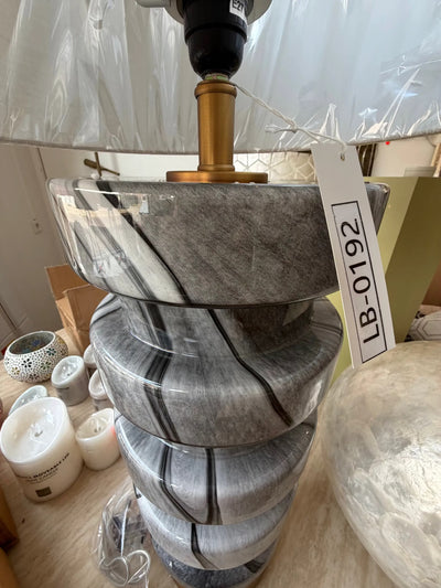 Tafellamp Jaylee (Zwart/wit) - Studio Sale by Richmond Interiors