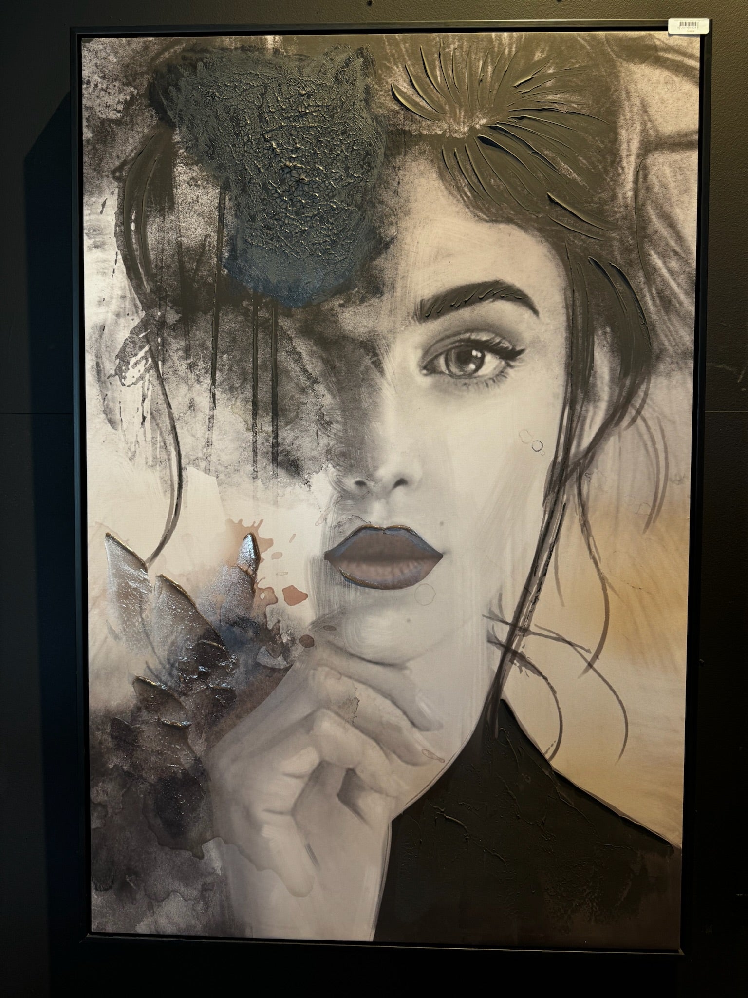 Annelies Schilderij Rechthoek Vrouw - depauwwonen