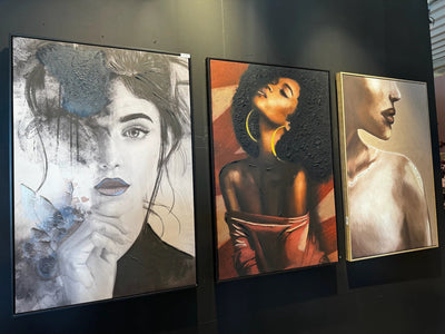 Annelies Schilderij Rechthoek Vrouw by PTMD