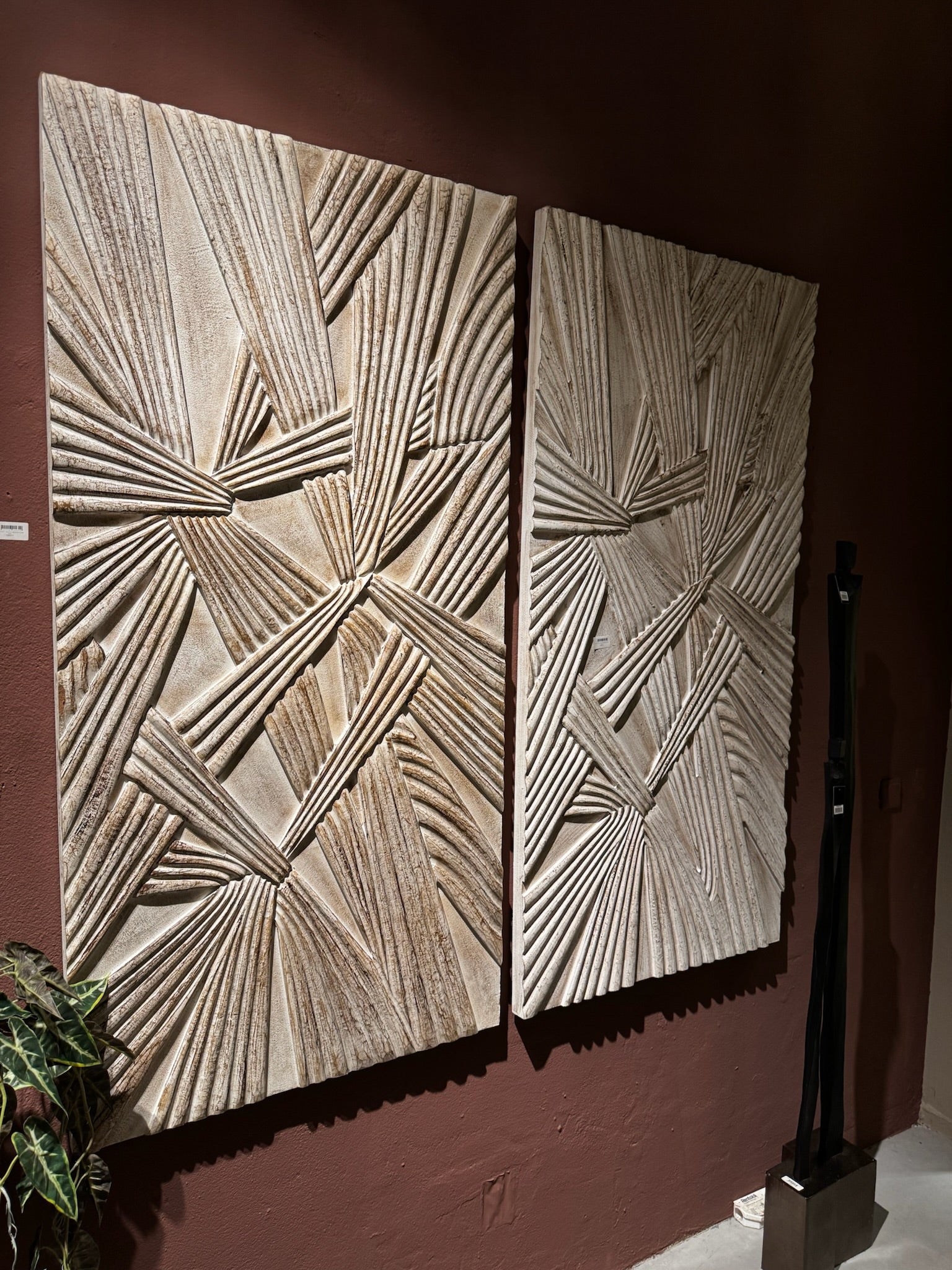 Raihan Crème wandpaneel met knoestige uitstraling - depauwwonen