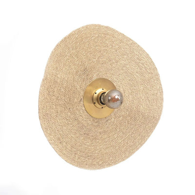 De Let's Groove Muurlamp - Messing Naturel - M by Bazar Bizar Antwerp