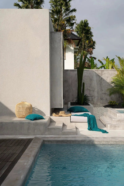 De Oh My Gee Kussenhoes - Aqua - 60x60 - depauwwonen