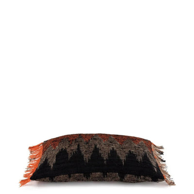 De Oh My Gee Kussenhoes - Zwart Oranje - 30x50 by Bazar Bizar Antwerp