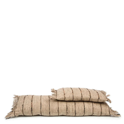 De Oh My Gee Kussenhoes - Beige Black - 35x100 by Bazar Bizar Antwerp