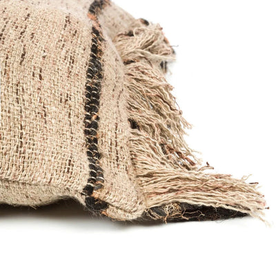 De Oh My Gee Kussenhoes - Beige Black - 40x40 by Bazar Bizar Antwerp