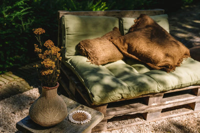 De Oh My Gee Kussenhoes - Brown - 30x50 by Bazar Bizar Antwerp