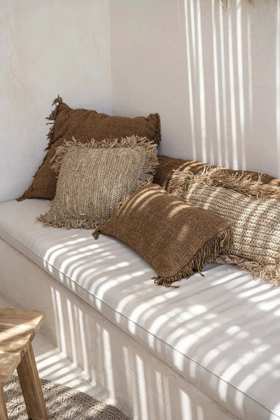 De Oh My Gee Kussenhoes - Brown - 30x50 by Bazar Bizar Antwerp