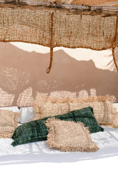 De Oh My Gee Kussenhoes - Donkergroen - 35x100 by Bazar Bizar Antwerp