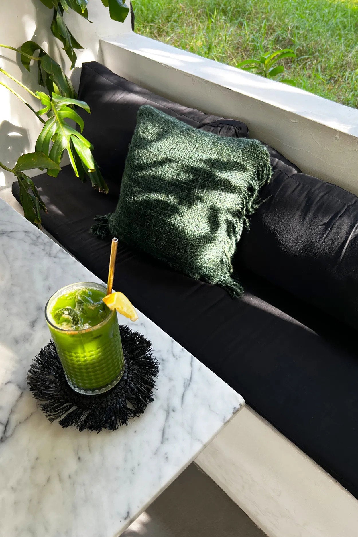 De Oh My Gee Kussenhoes - Donkergroen - 40x40