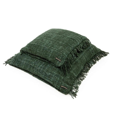 De Oh My Gee Kussenhoes - Donkergroen - 60x60 by Bazar Bizar Antwerp