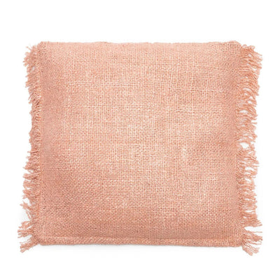 De Oh My Gee Kussenhoes - Zalm Roze - 60x60 by Bazar Bizar Antwerp