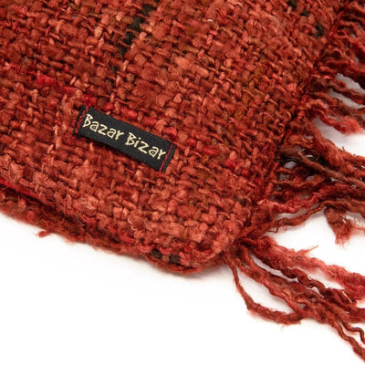 De Oh My Gee Kussenhoes - Kersenrood - 60x60 by Bazar Bizar Antwerp