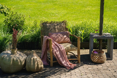 De S'il vous Plaid - Zalm Roze by Bazar Bizar Antwerp