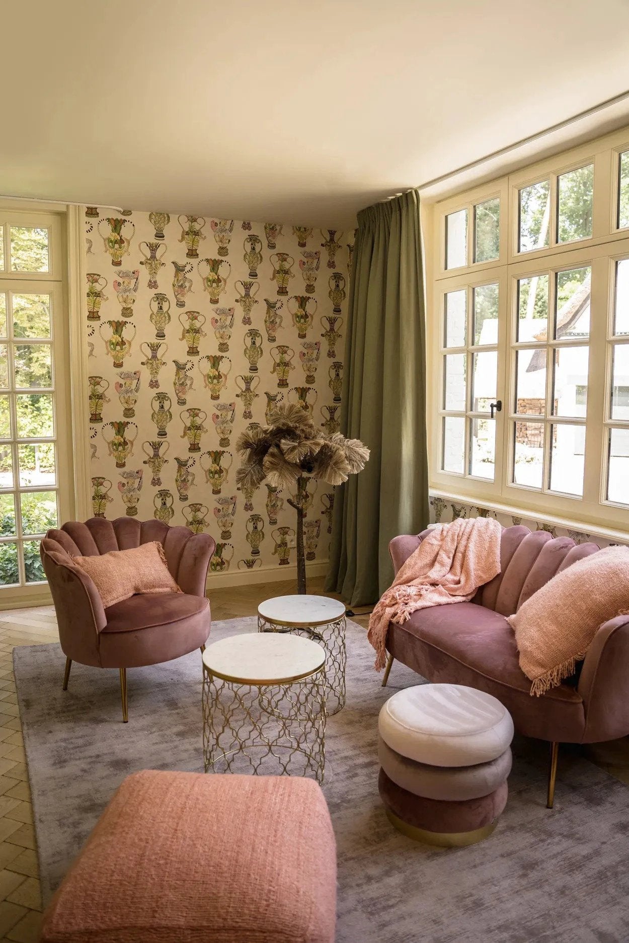 De S'il vous Plaid - Zalm Roze by Bazar Bizar Antwerp