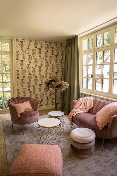 De S'il vous Plaid - Zalm Roze by Bazar Bizar Antwerp
