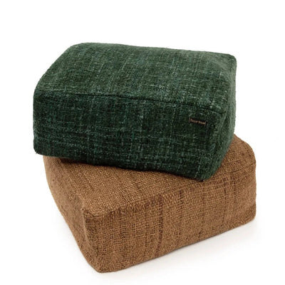 De Oh My Gee Poef - Donkergroen by Bazar Bizar Antwerp