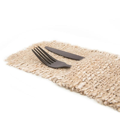 Het Oh My Gee Bestekzakje - Beige - Set of 4 by Bazar Bizar Antwerp