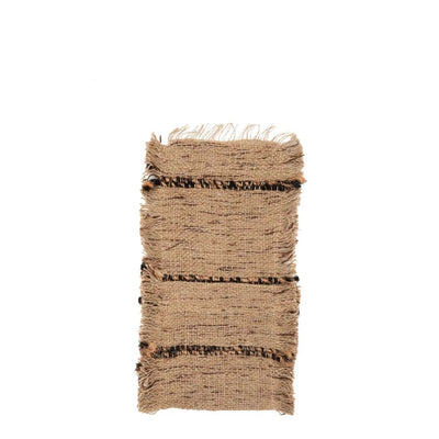 Het Oh My Gee Bestekzakje - Beige Zwart - Set van 4 by Bazar Bizar Antwerp