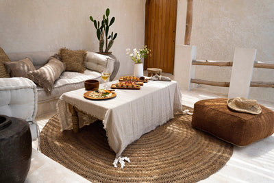 Het Linnen Tafelkleed - Beige - 150x250 by Bazar Bizar Antwerp