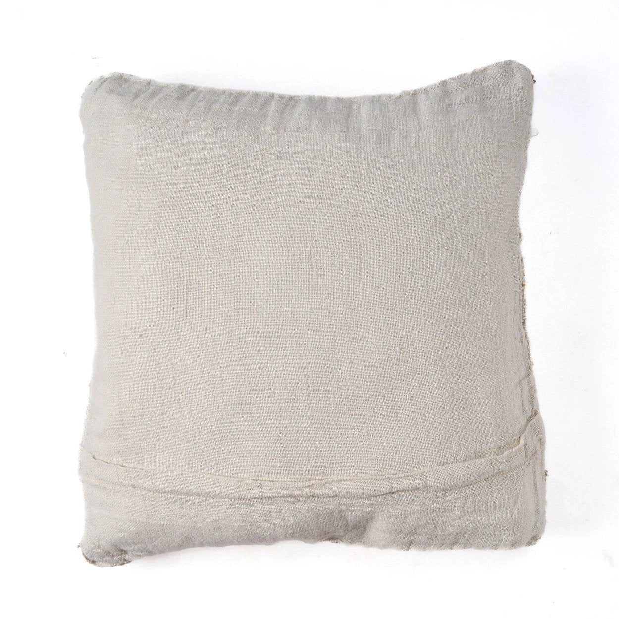 Kussenhoes The Linen Threads - wit naturel - 50x50cm by Bazar Bizar Antwerp