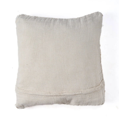 Kussenhoes The Linen Threads - wit naturel - 50x50cm by Bazar Bizar Antwerp