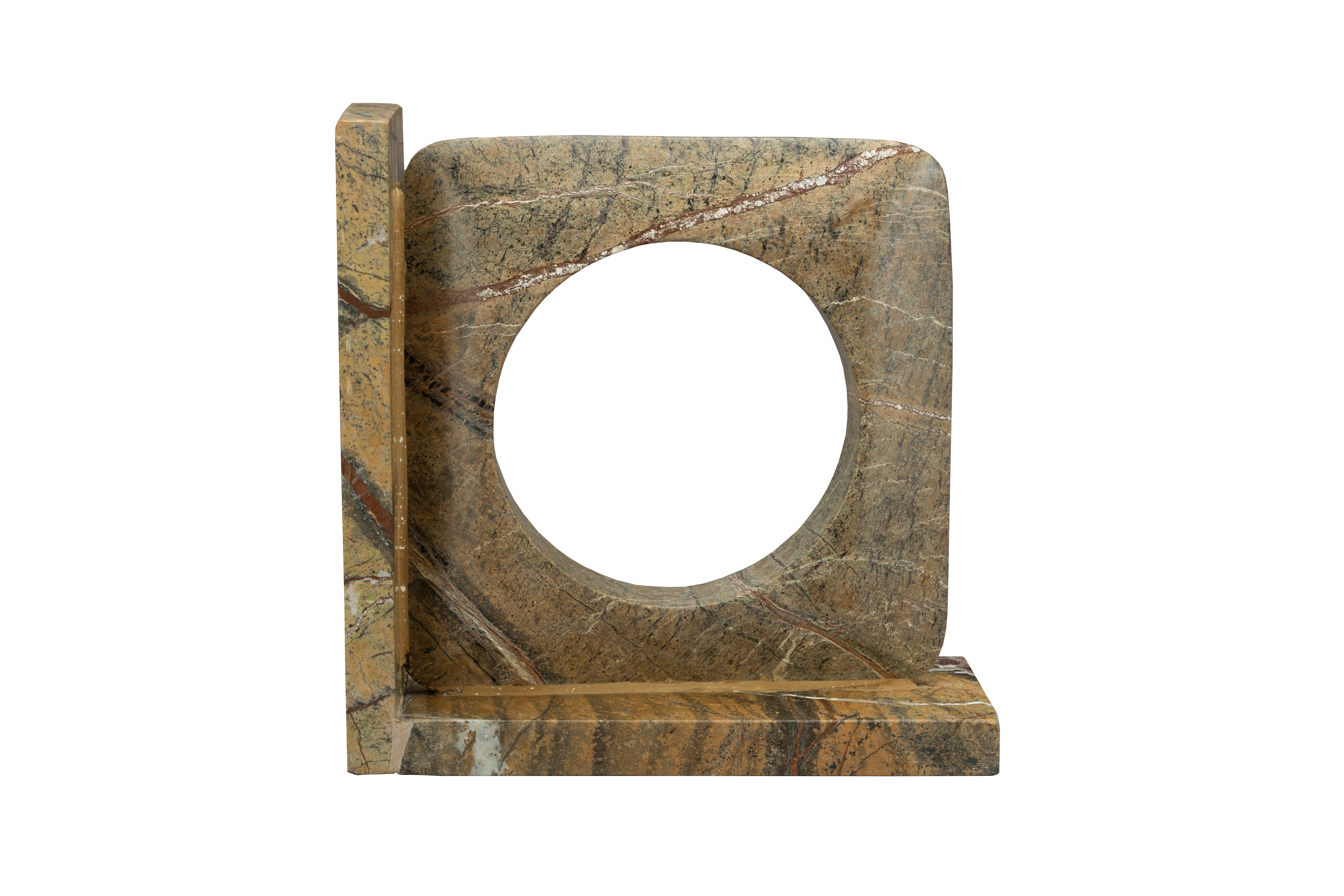 Book End Satpura Brown Marble (Set of 2)
