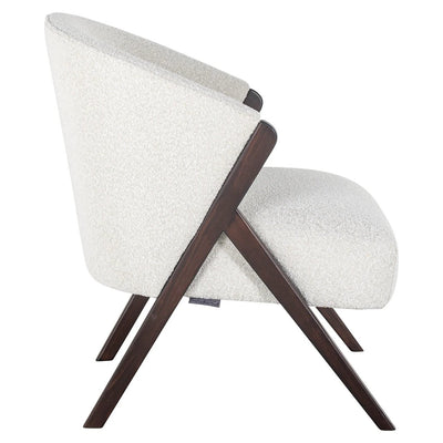 Lounge chair Mia Bouclé White by Richmond Interiors