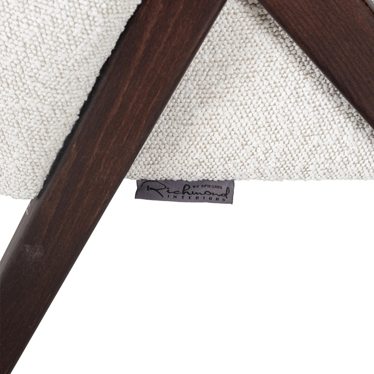 Lounge chair Mia Bouclé White by Richmond Interiors